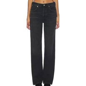 Nwot CITIZENS OF HUMANITY Jeans 29 “Annina” Black Wide Flare High-Waist Premium